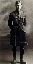Captain Basil Rathbone, Liverpool Scottish battalion