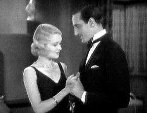 Constance Bennett and Rathbone in "Sin Takes a Holiday" 